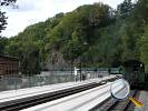 Die Weißeritztalbahn an der Bahnstation Rabenauer Mühle