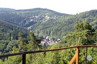 Blick vom Hohen Brand zum Spitzberg